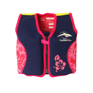 Плавательный жилет Konfidence Original Jacket, Цвет: Navy/Pink/Hibiscus, L/ 6-7 г (KJ05-B-07)