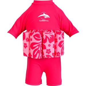 Купальник-поплавок Konfidence Floatsuits, Цвет:гибискус/ розовый M/ 2-3г.(FS05-B-03)