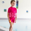Купальник-поплавок Konfidence Floatsuits, Цвет:гибискус/ розовый L/ 4-5г.(FS05-B-05)