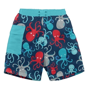 Шорты для плавания I Play -Navy Octopus-6мес