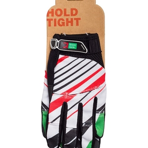 Перчатки Green Cycle NC-2369-2014 MTB с закрытыми пальцами L бело-красные