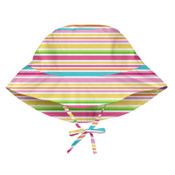 Солнцезащитная панамка I Play -Light Pink Multistripe-9/18мес