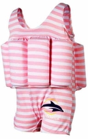 Купальник-поплавок Konfidence Floatsuits, Цвет: Pink Stripe. 4-5л.(FS02-4/5L)