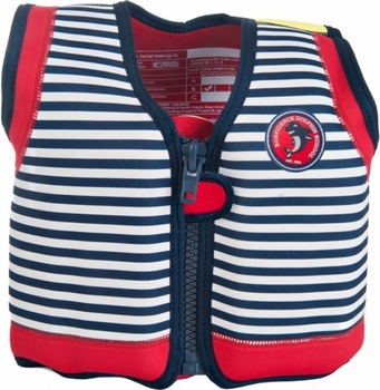 Плавательный жилет Konfidence Original Jacket, Цвет: Blue Stripe, M/ 4-5 г