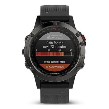 Спортивные часы Garmin fēnix 5 - Performer Bundle - Slate grey with black band