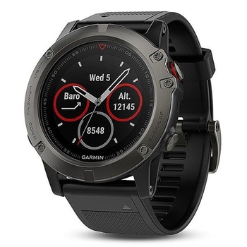 Спортивные часы Garmin fēnix 5X Sapphire - Slate grey with black band