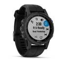 Спортивные часы Garmin fenix 5S Plus,Sapphire,Black w/Black Band,GPS Watch,EMEA