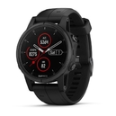 Спортивные часы Garmin fenix 5S Plus,Sapphire,Black w/Black Band,GPS Watch,EMEA