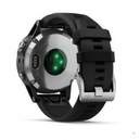 Спортивные часы Garmin fenix 5 Plus,Glass,Silver w/Black Band,GPS Watch,EMEA