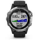 Спортивные часы Garmin fenix 5 Plus,Glass,Silver w/Black Band,GPS Watch,EMEA