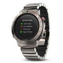 Спортивные часы Garmin fēnix Chronos -Titanium with Brushed Titanium Hybrid Watch Band