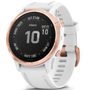 Спортивные часы Garmin fenix 6S Pro, Sapphire editions, Rose Gold with White Band, GPS навігатор