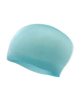 Шапочка для плавання TYR Long Hair Wrinkle Free Silicone Cap, Lt. Blue  