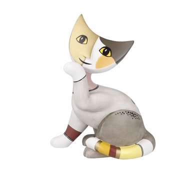 GOE-31882113 Cat figurine - Teo Rosina Wachtmeister World of cats Goebel