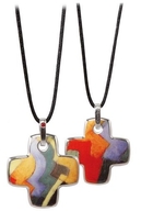 GOE-67045091 Colourful Shapes - Necklace 4 x 4 cm Artis Orbis sonstige Kunstler