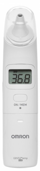 Термометр Omron электронный ушной Gentle Temp 520 (MC-520-E)