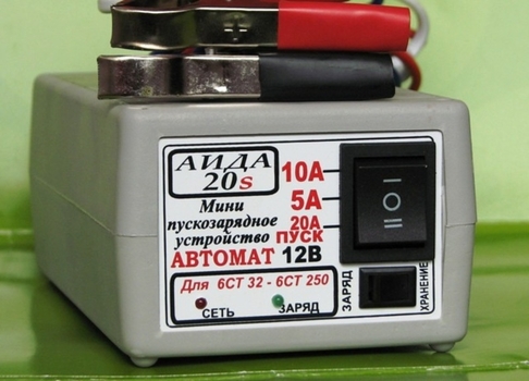 Зарядное устройство АИДА «АИДА-20s» 12В АКБ 32-250А*час. 