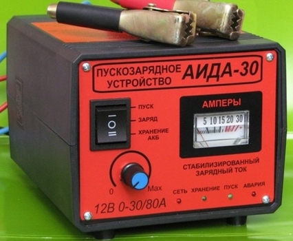 Пускозарядные устройства «АИДА-30» Для 12В АКБ 6-500А*час. 